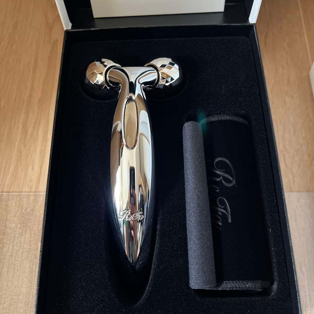 【中古品】ReFa リファカラットフェイス 美顔ローラー シルバー 未使用品