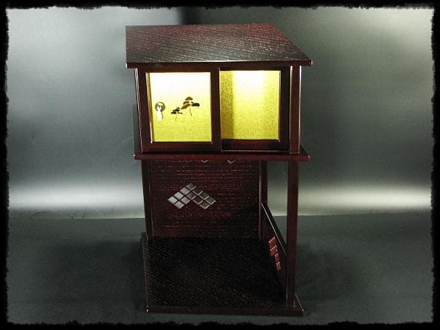 淡々斎好 徒然棚 裏千家 14代 無限斎 棚物 茶道具 業平棚 14 g46