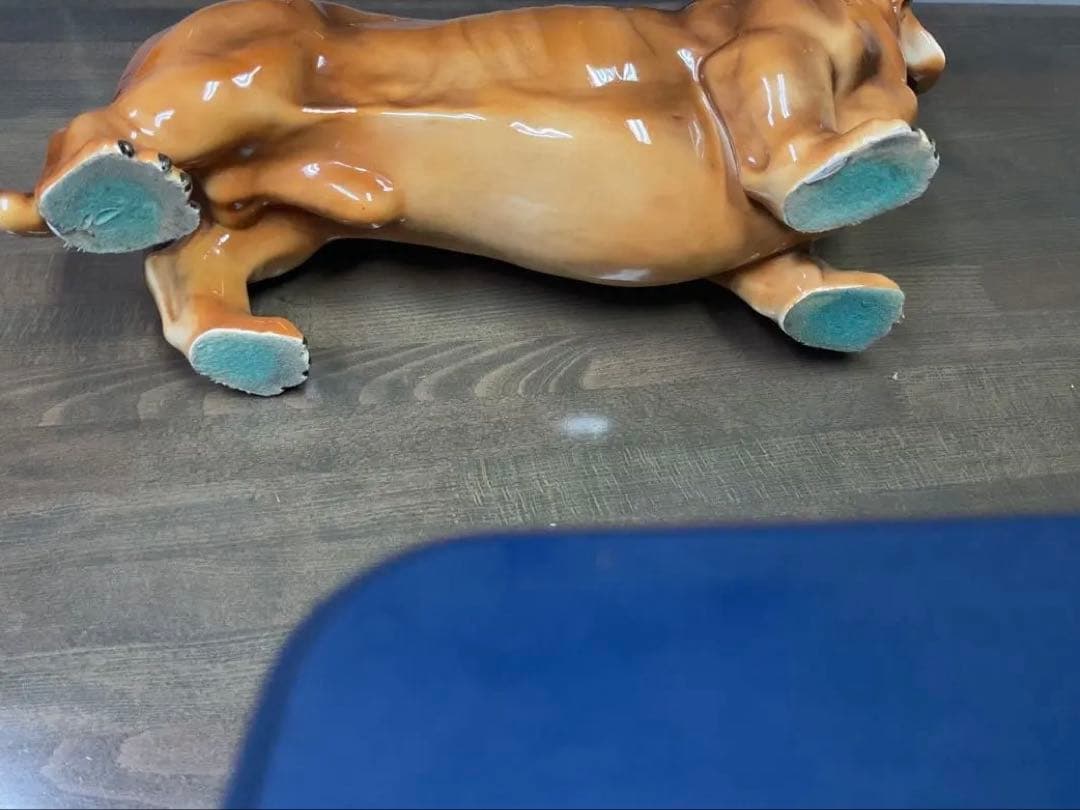 ミニチュアダックスフント 置物 オブジェ