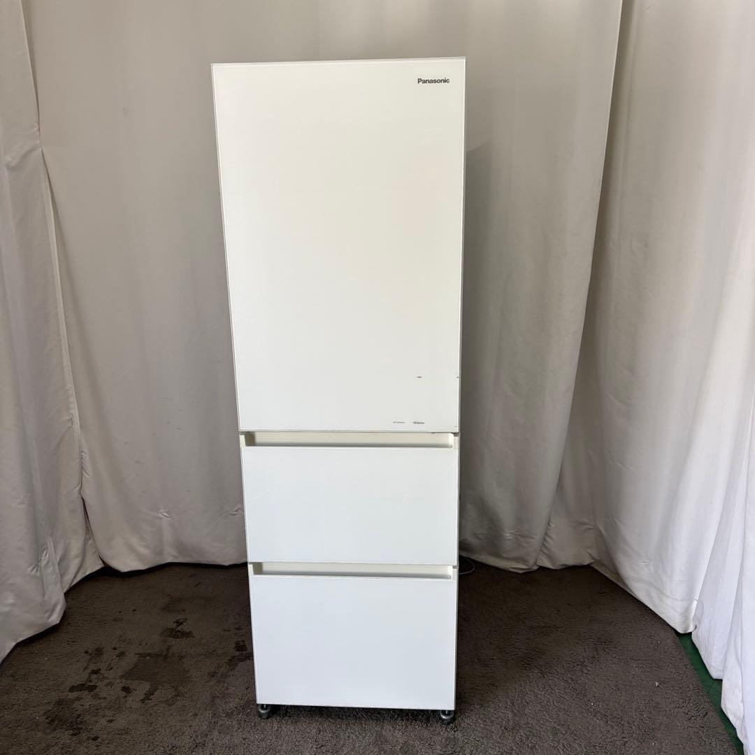 161　パナソニック　冷蔵庫　大型　300ℓ-400ℓ　右開き　設置無料　安い‼️