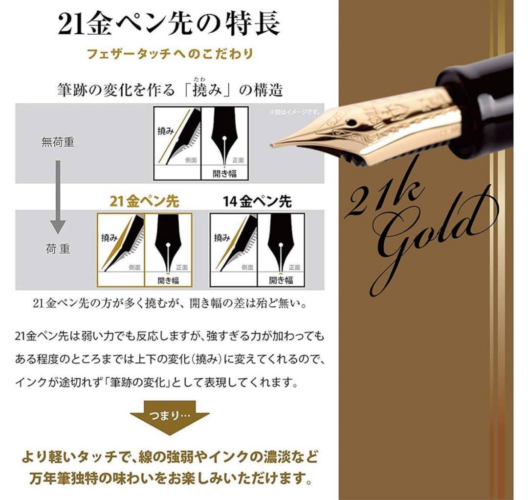 セーラー プロフィット21万年筆 ブラック 中字 ブラック11-2021-420