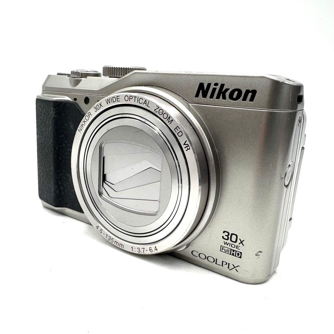 動作良好 NIKON COOLPIX S9900 ニコン シルバー コンデジ