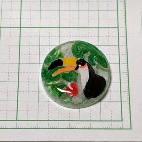 オニオオハシ　レジンヘアゴム　リメイク品