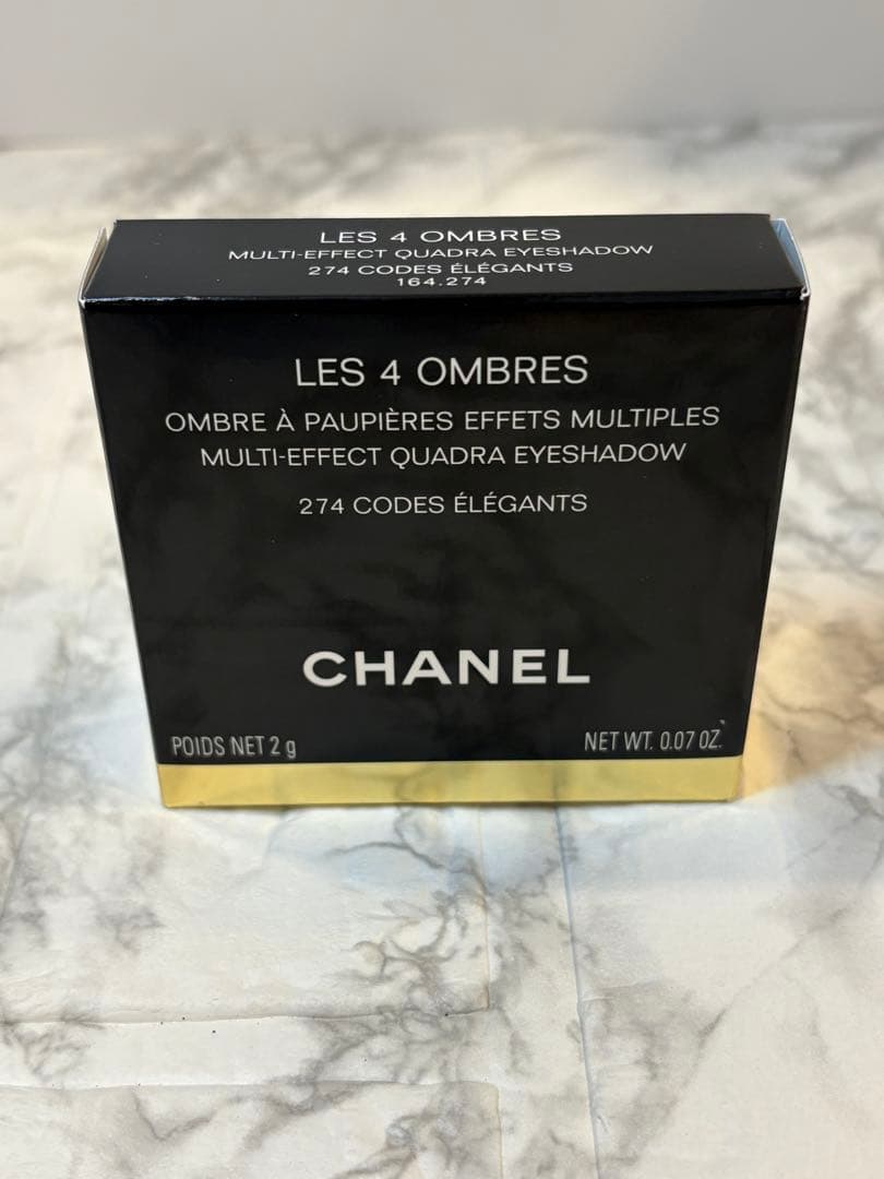 新品未開封 CHANEL シャネル レキャトルオンブル 274 コードエレガン
