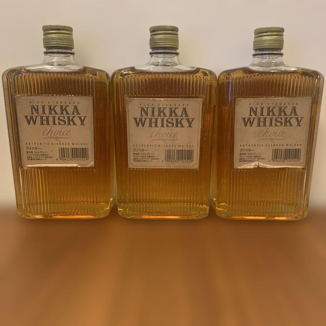 NIKKA WHISKY choice 600ml3本セット