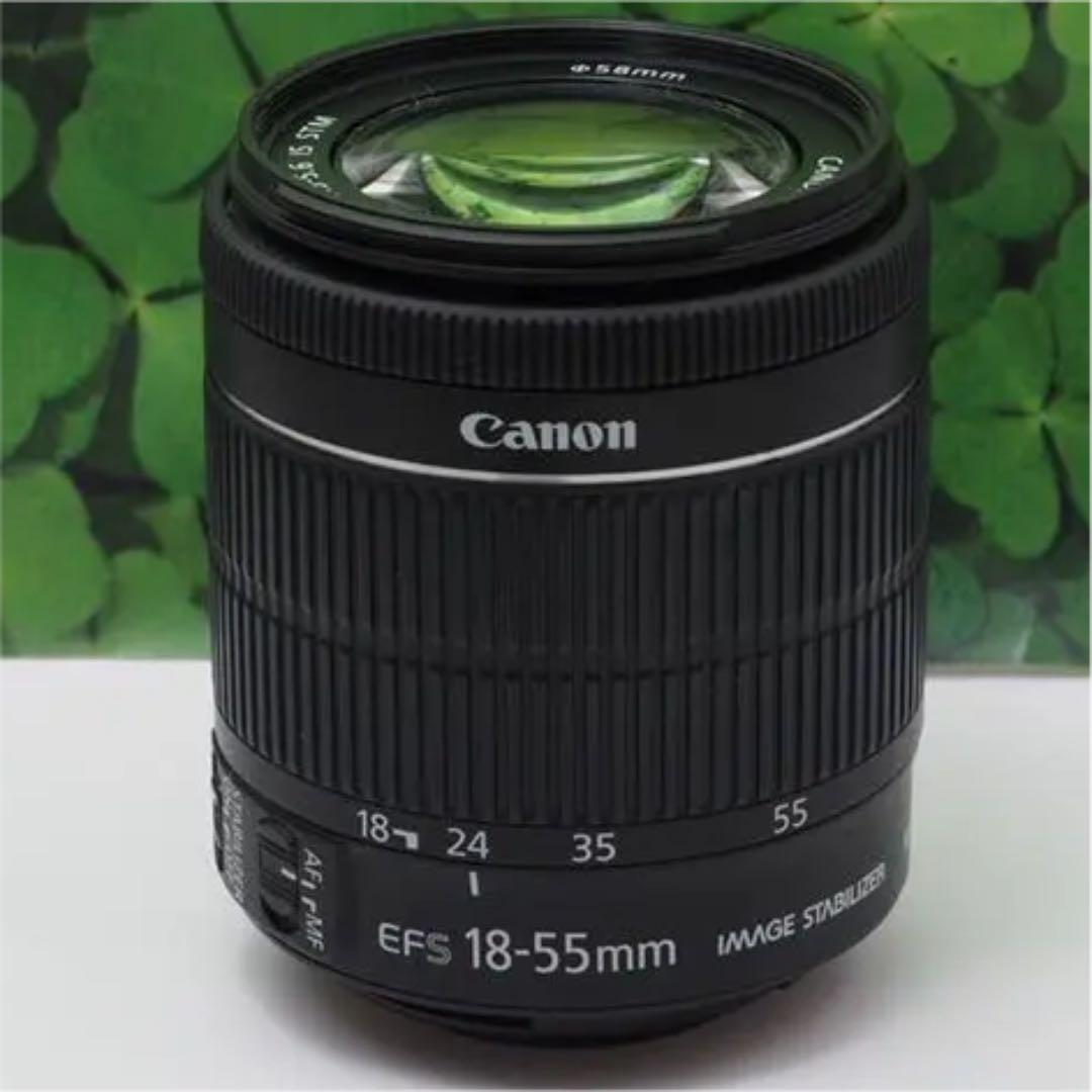 【美品】キヤノンEF-S18-55mm STM標準ズーム⭐️音が静かで動画で活躍