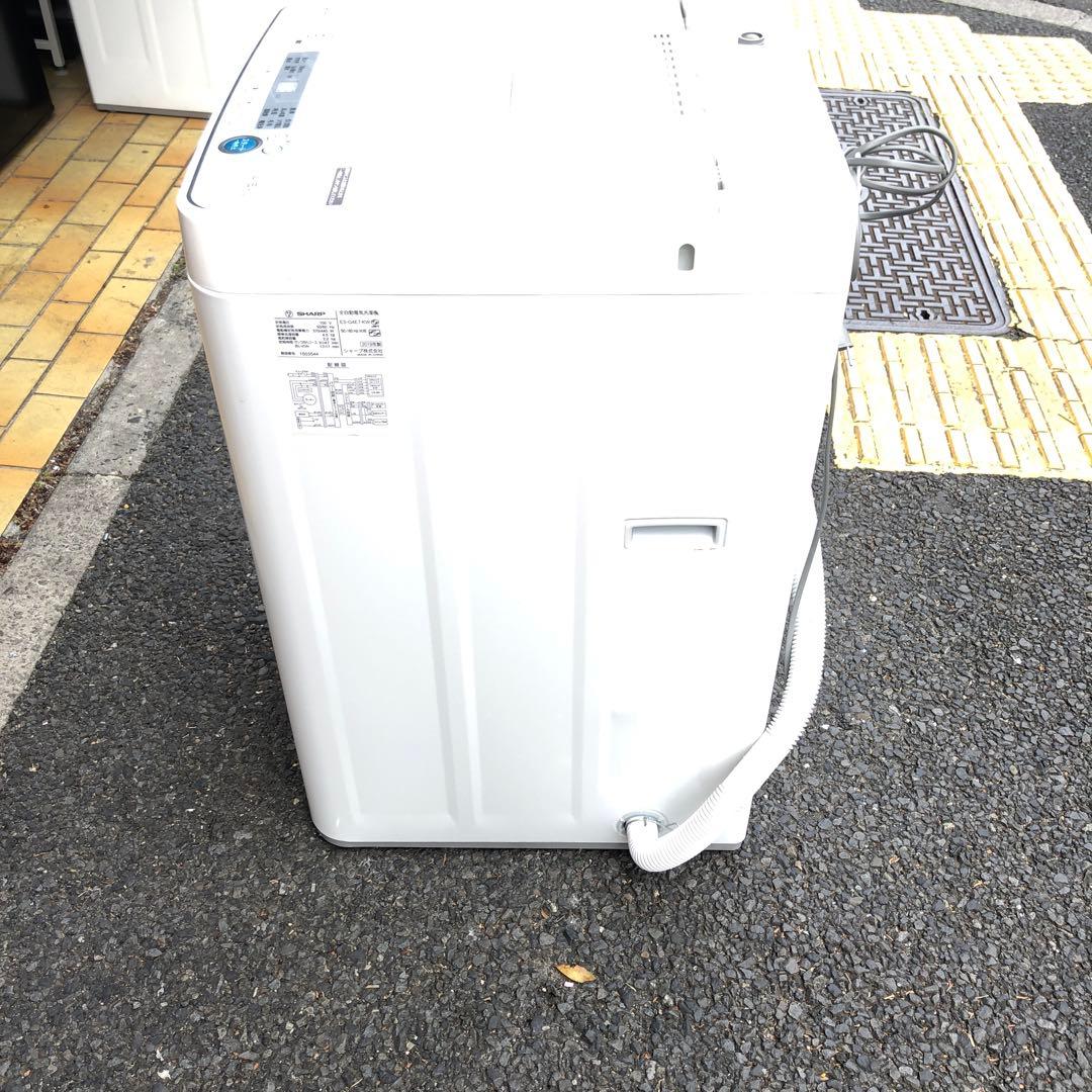 SHARP洗濯機4.5k 2019年製 給水排水ホース付き