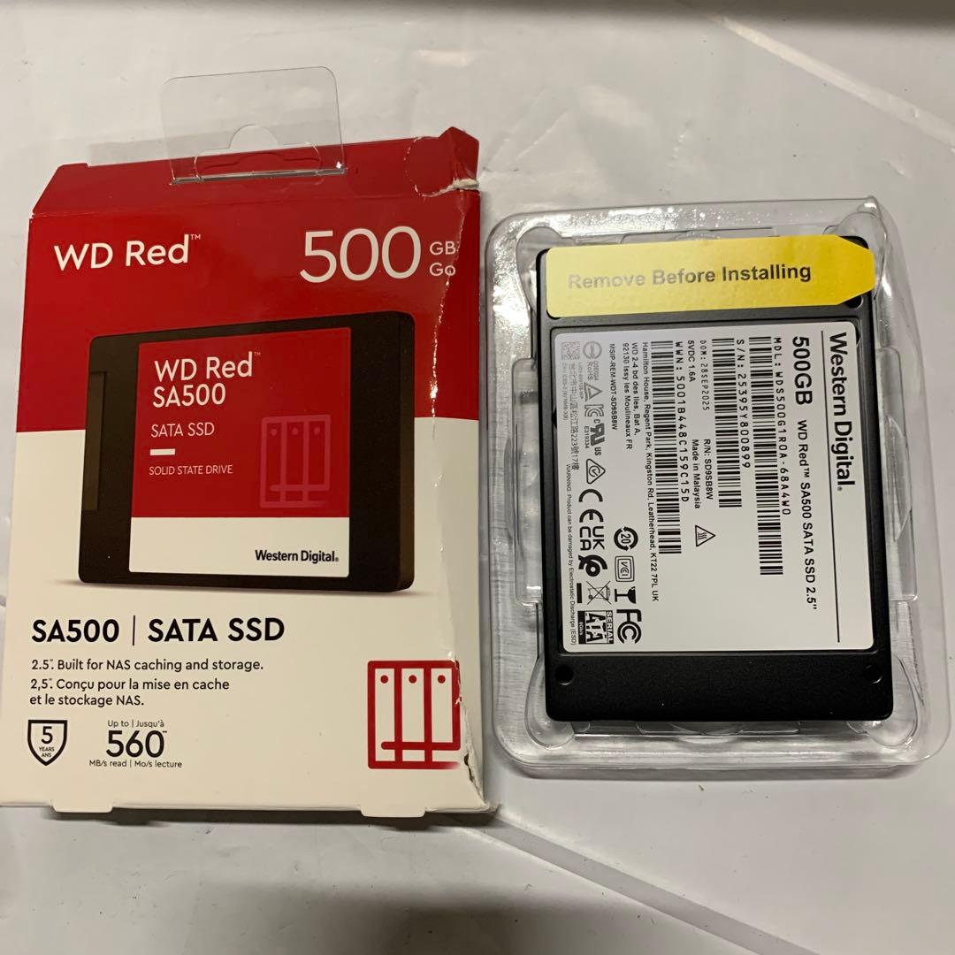 WD Red SA500 500GB SATA SSD 2.5インチ