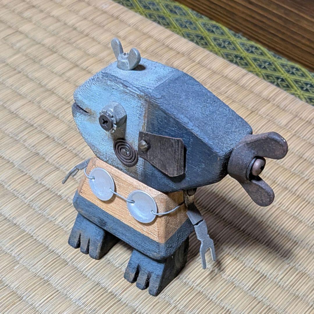 9cue ロボット 人形 木工 雑貨 アトリエ 魚