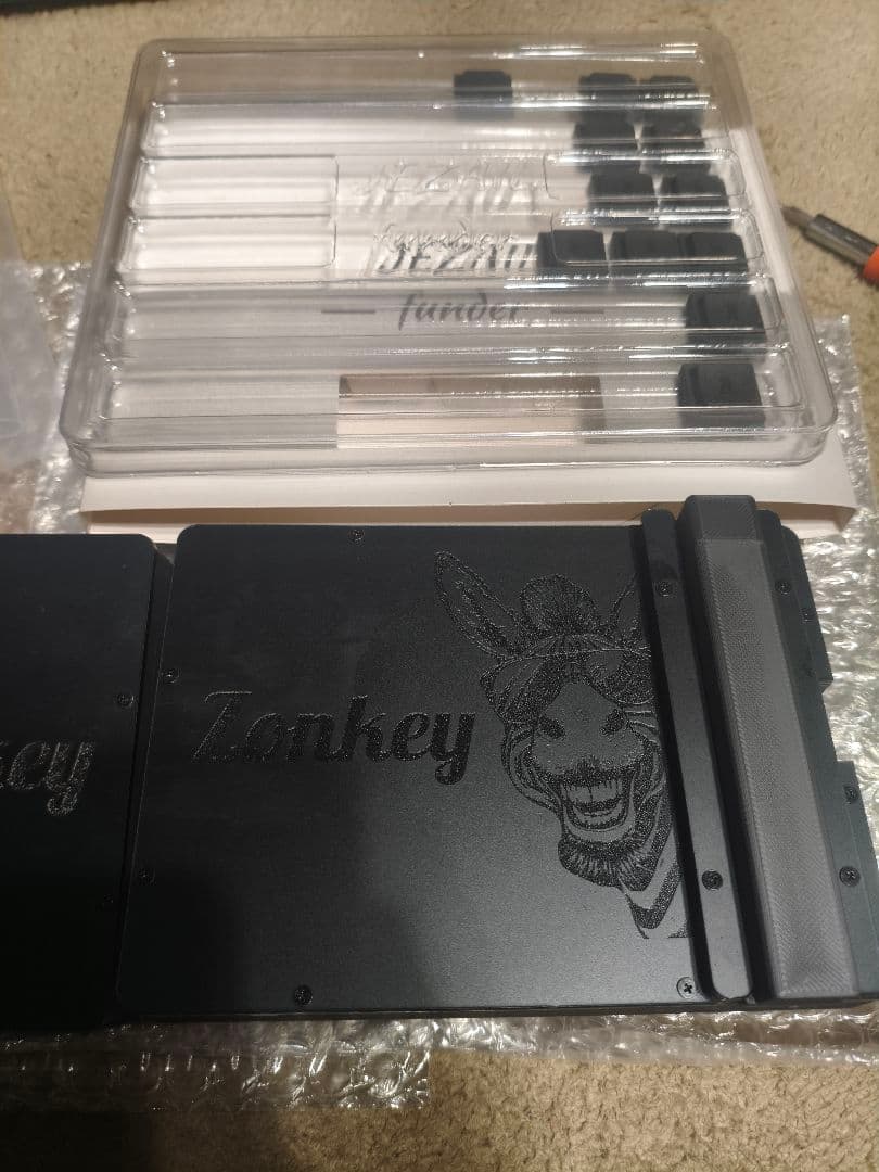 Zonkey　マットブラック　実使用1時間未満　分割キーボード