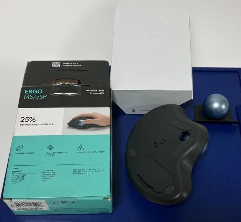 ワイヤレストラックボールマウス（予備ボール付）Logicool M575SP