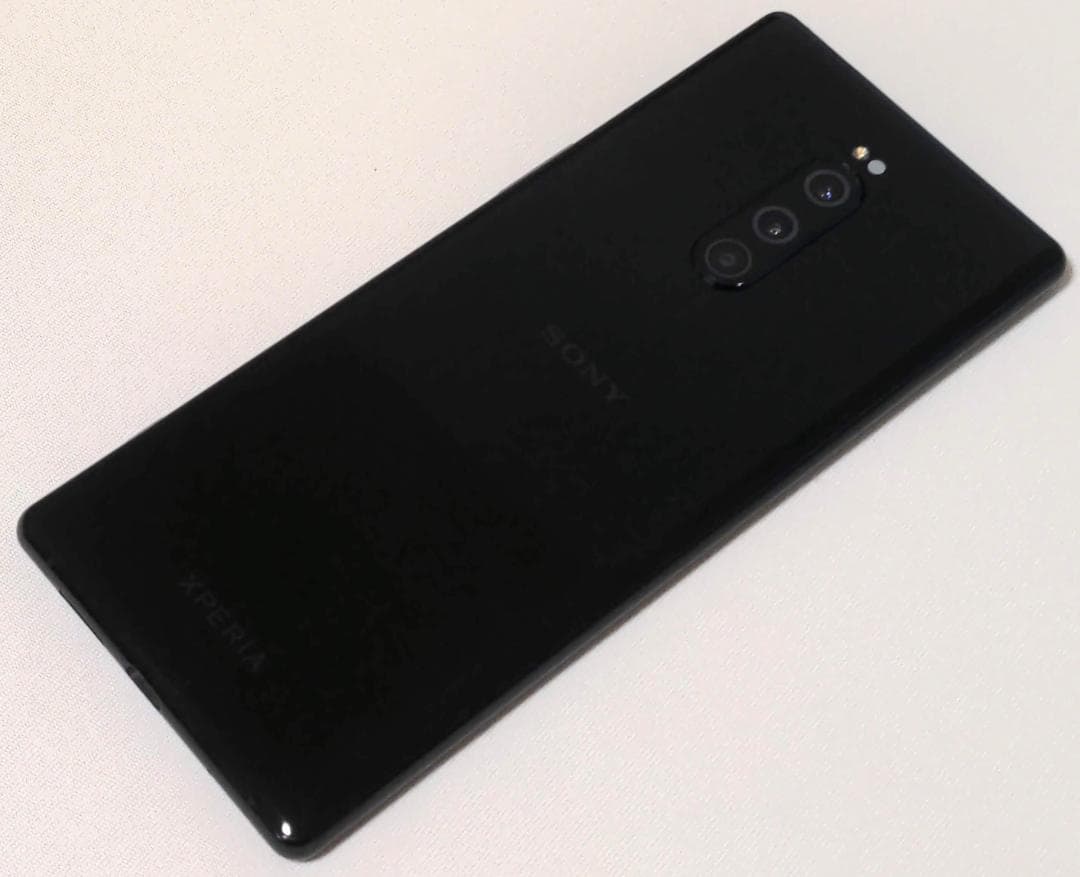 Xperia 1 ブラック au SOV40 動作確認済 バッテリー良好