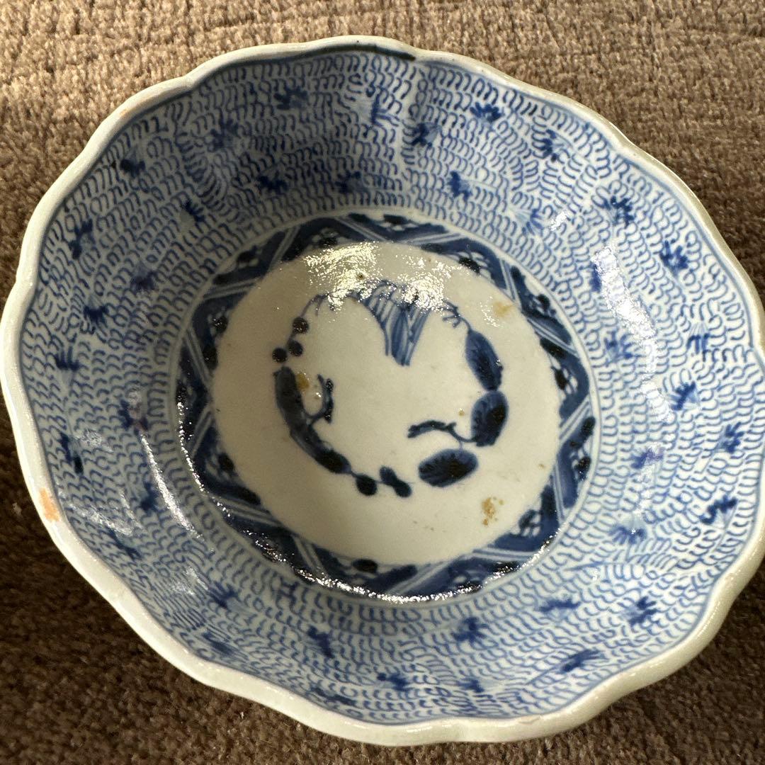古伊万里 成化年製 中鉢 煮物鉢 4点 骨董品
