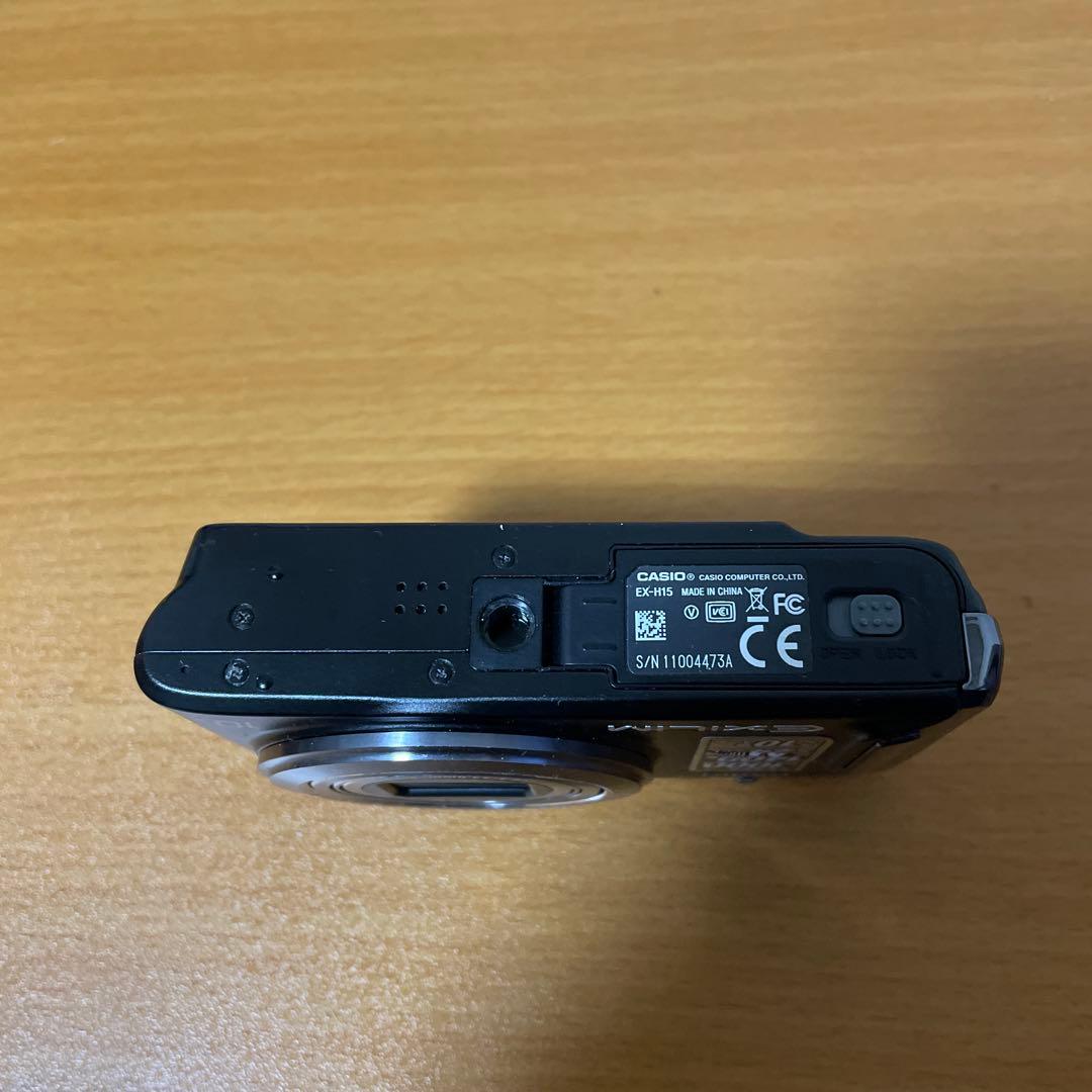 CASIO EXILIME X-H15 ブラック　コンパクトデジタルカメラ