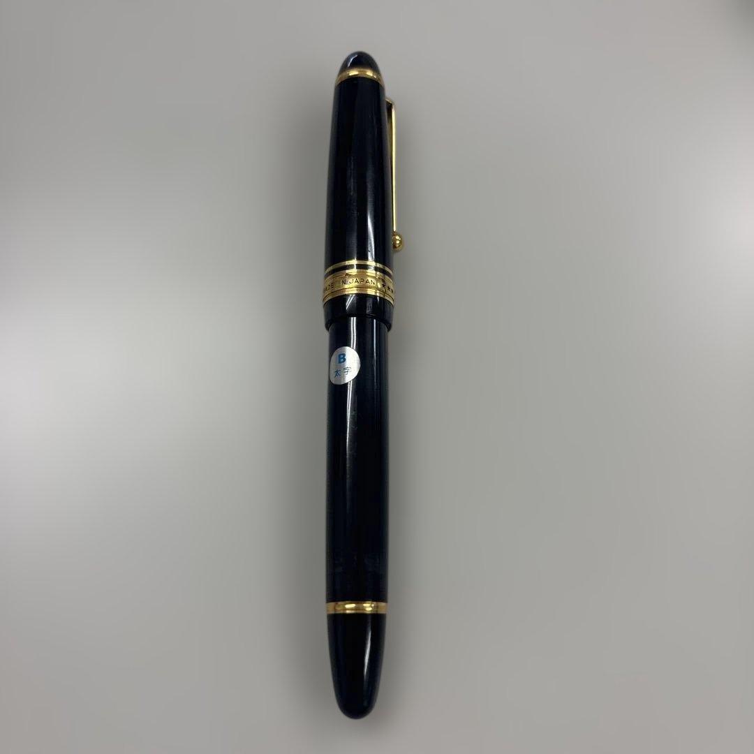 PILOT パイロット 万年筆 カスタム823 透明ブラック 14K刻印あり