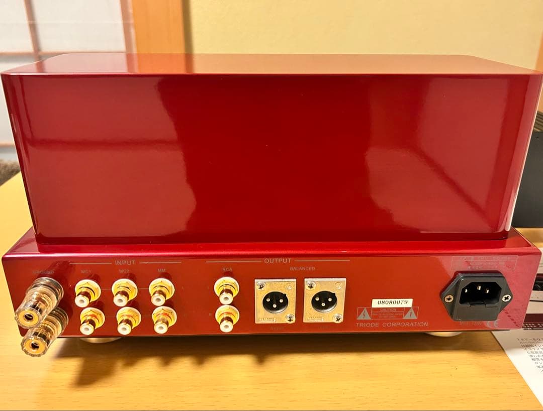 【銘機・美品】完動品 真空管フォノイコライザー TRV-EQ3SEトライオード