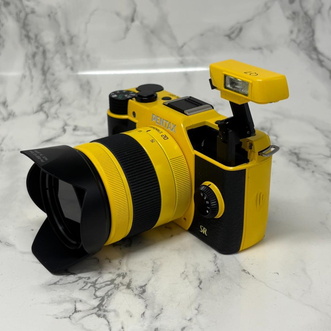 【奇跡のショット数326！】PENTAX Q7 イエロー ダブルレンズキット