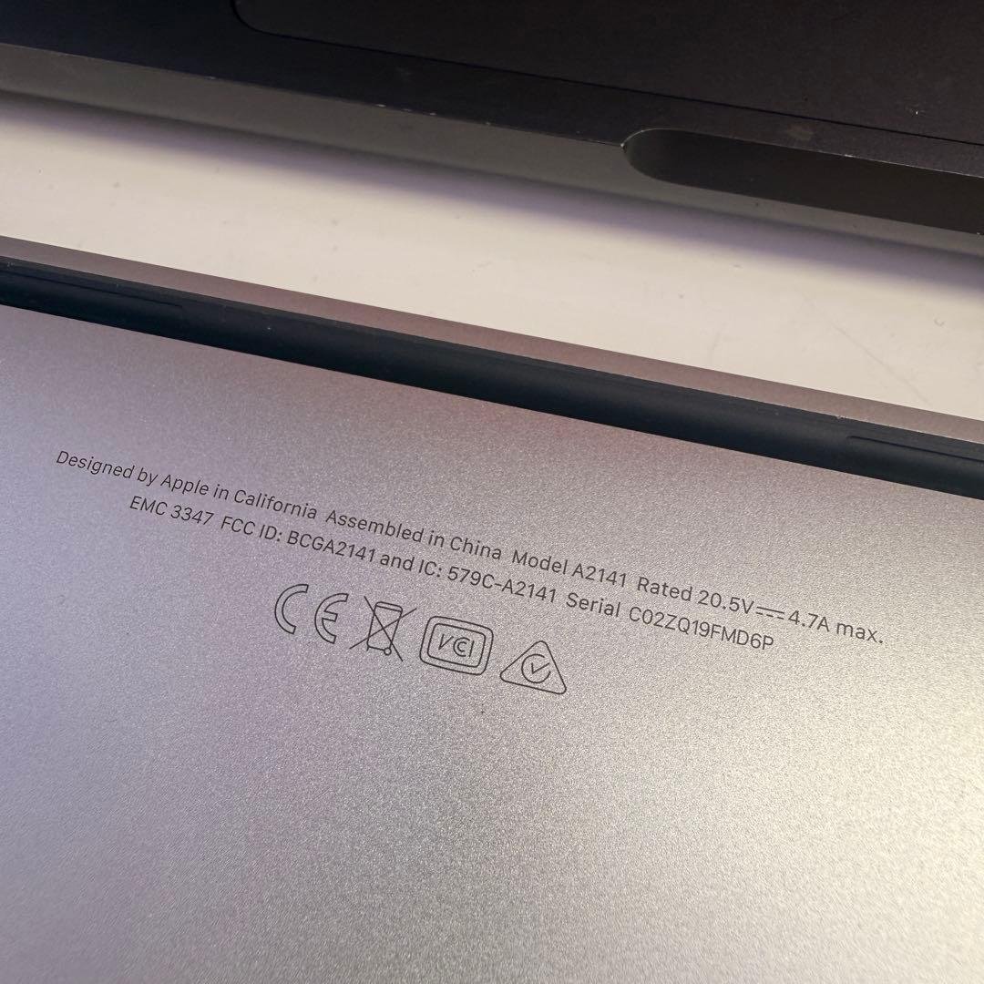 MacBookPro 16インチ i7搭載 16GB/512GB 美品