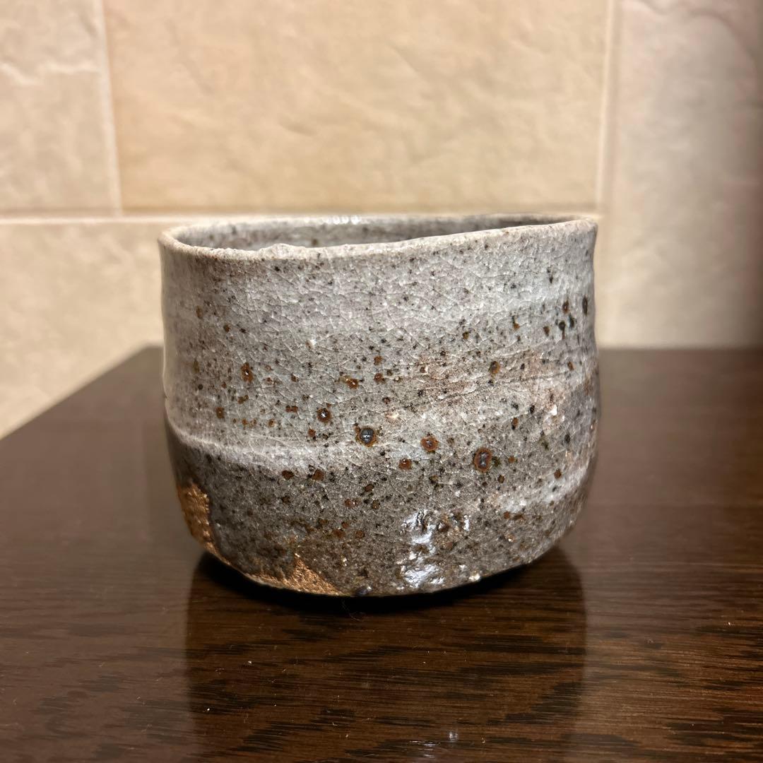 貝釉茶碗 鯉江良ニ氏作 抹茶茶碗