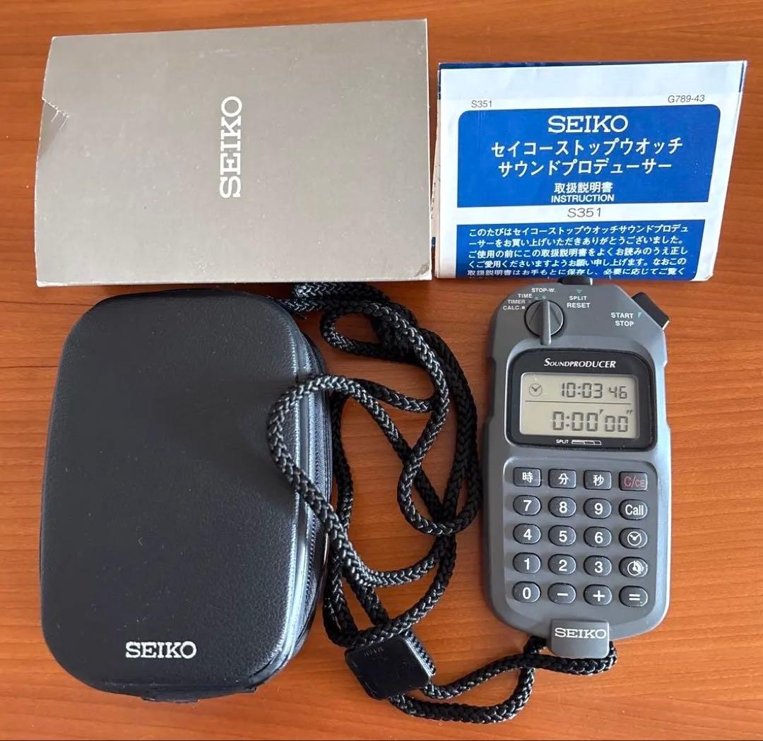 SEIKO ストップウオッチ サウンドプロデューサー