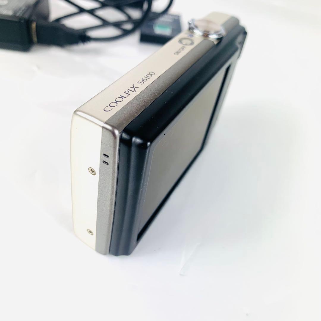 Nikon COOLPIX S6100 コンパクトデジタルカメラ シルバー