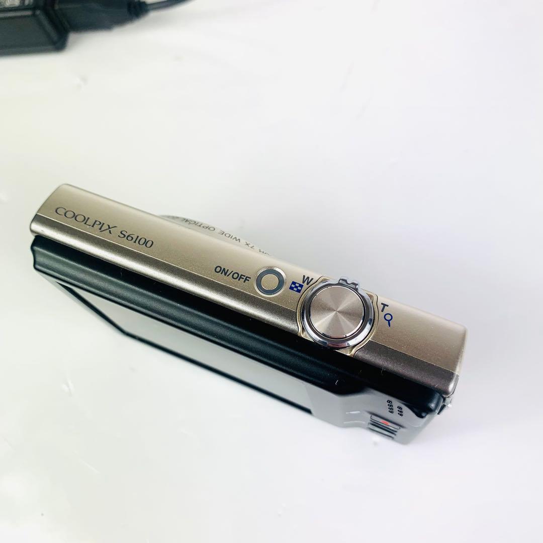 Nikon COOLPIX S6100 コンパクトデジタルカメラ シルバー