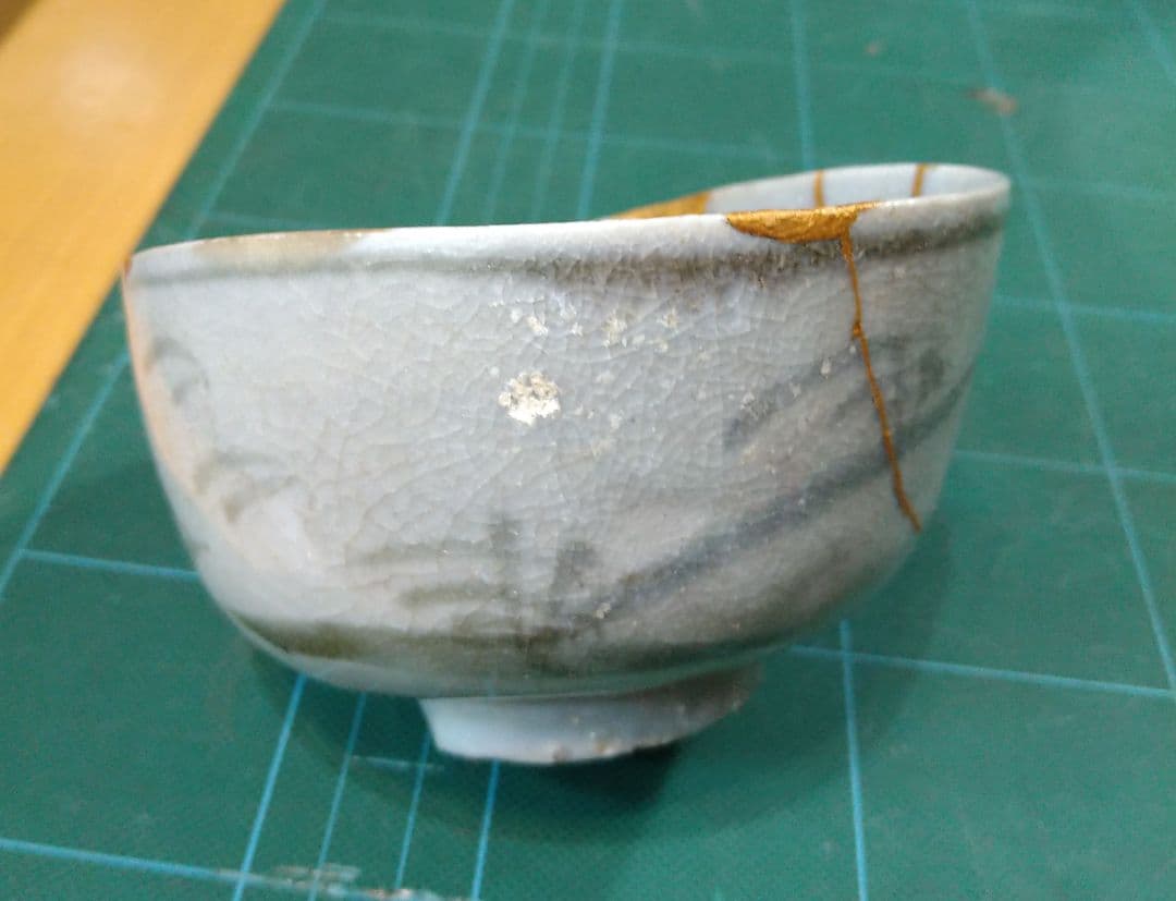 初期伊万里山水風景茶椀 江戸時代初期