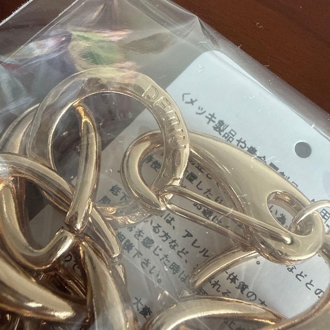【新品】DEMIU nothingandothersドロップリングチェーン