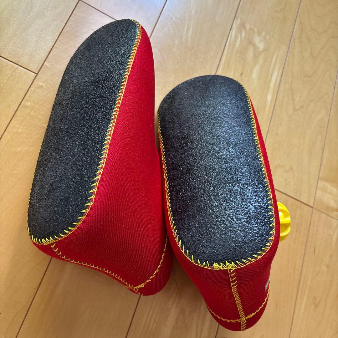やわらか湯たんぽ 足用ショートタイプ レッドS