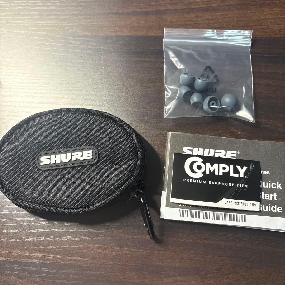 SHURE SE215 パープル　有線イヤホン