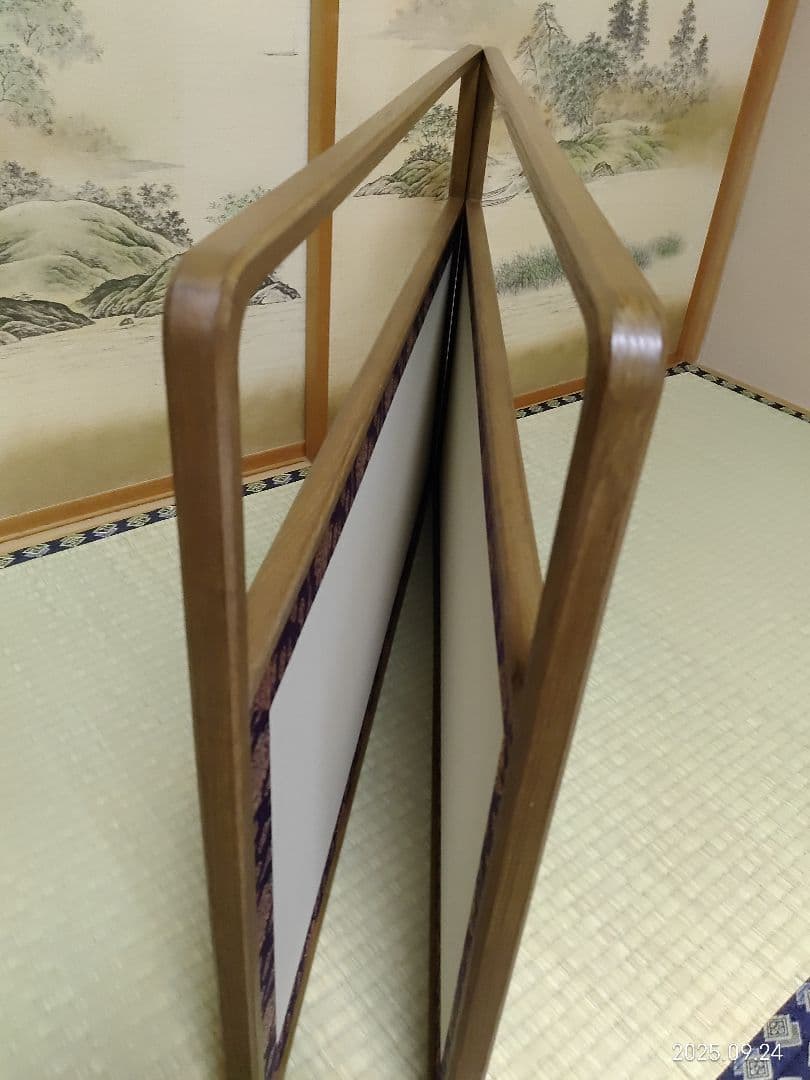 茶道具 風炉先屏風 鵬雲斎 茶道具　匿名配送　送料無料