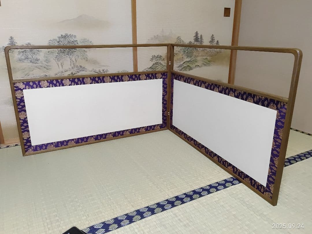 茶道具 風炉先屏風 鵬雲斎 茶道具　匿名配送　送料無料