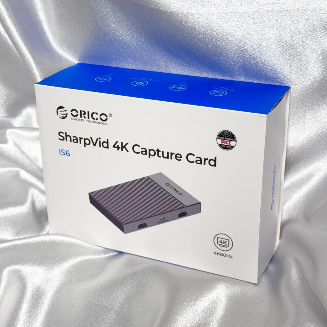 ORICO 4K@60Hz HDMI キャプチャーボード パススルー機能