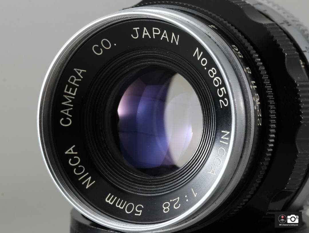 実用美品 ニッカ Nicca 50mm F/2.8 ライカＬ３９レンズ整備済