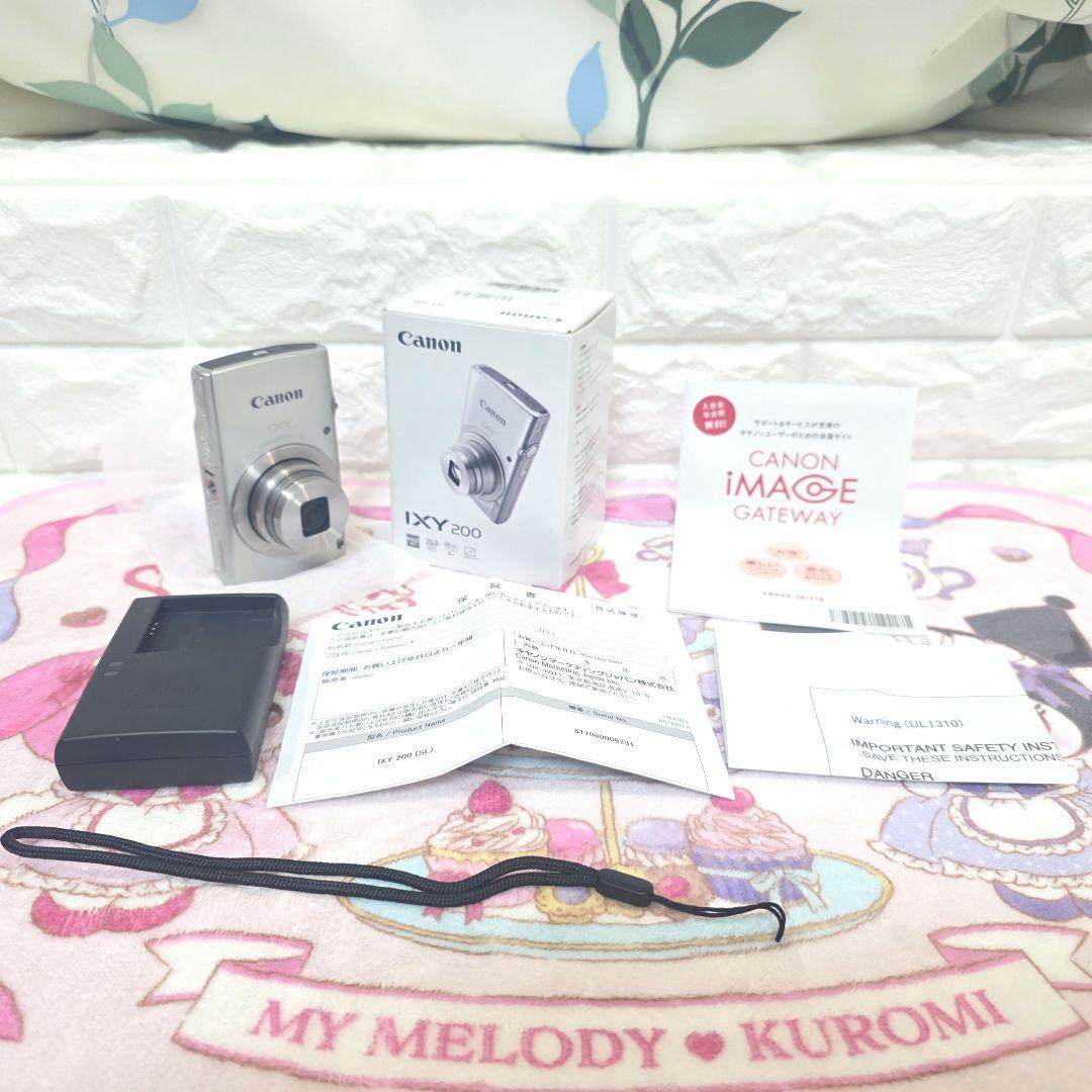 542【ほぼ未使用】Canon IXY 200 デジタルカメラ シルバー