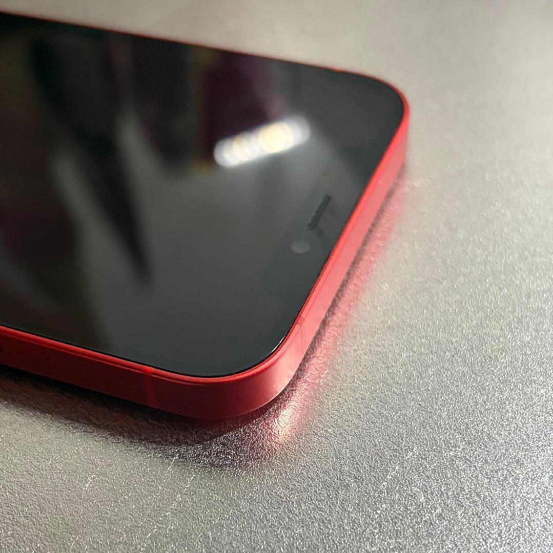 不具合無し 動作問題無し iPhone12 64GB RED SIMフリー
