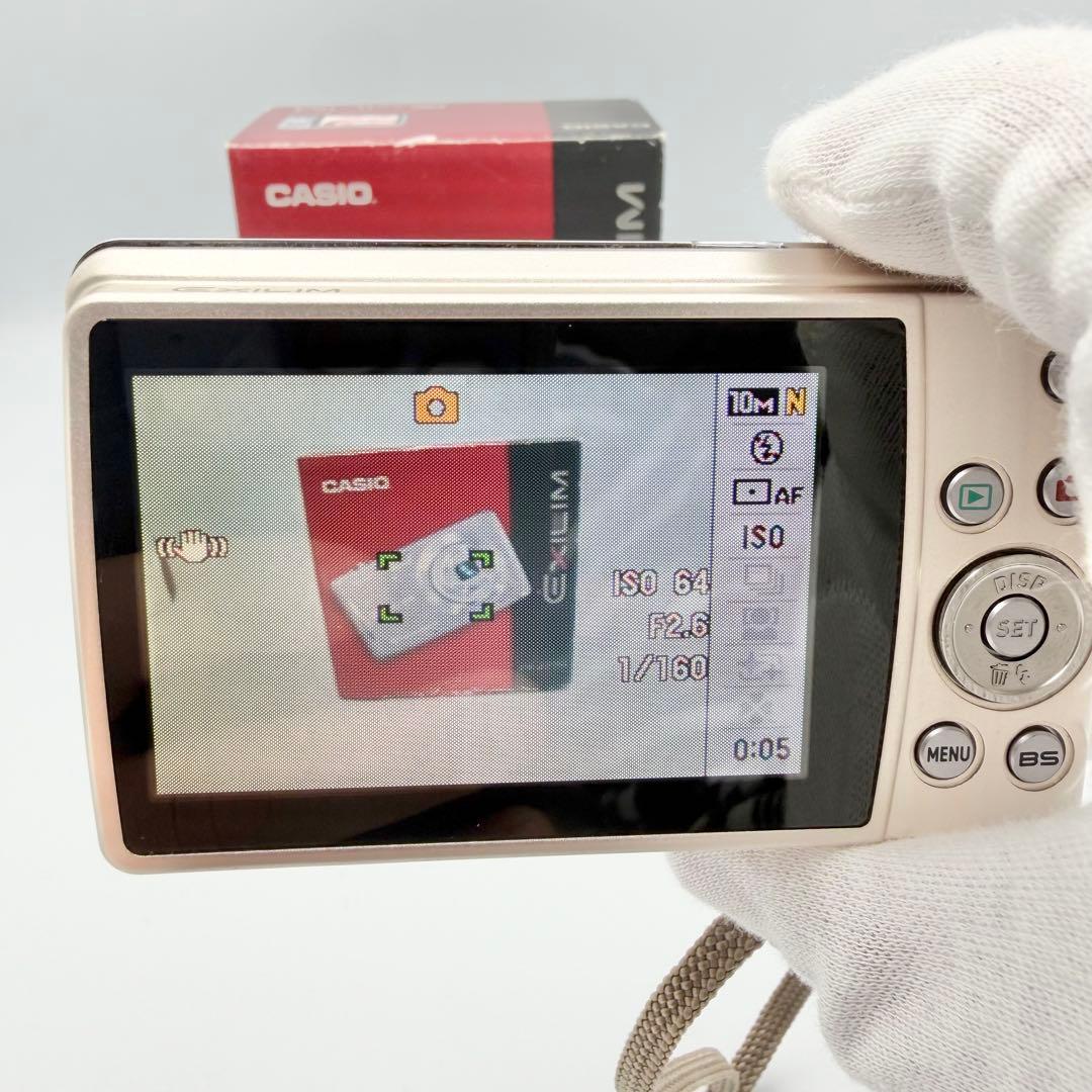 【箱付き美品：実写有】CASIO EX-Z270 ゴールド 216-1