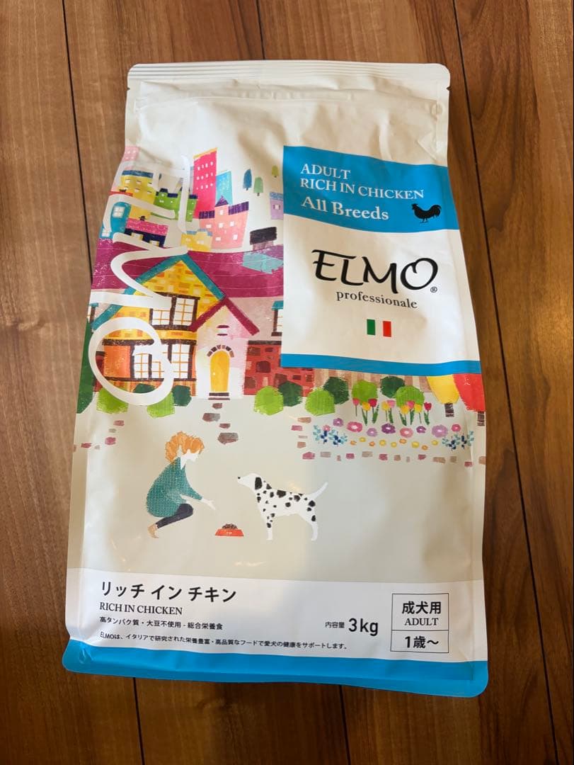 ELMO リッチインチキン ドライフード 5.4kg(800g×3 3kg×1)