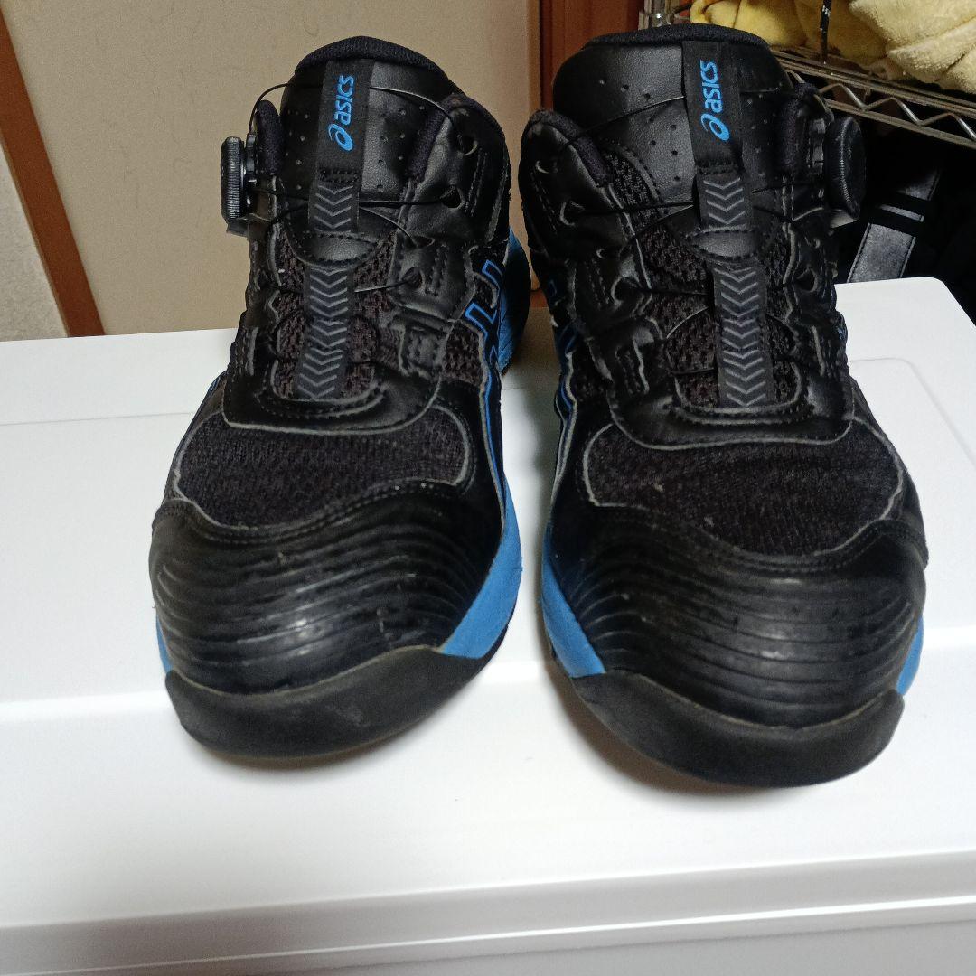 ASICS BOA安全靴 ブラック/ブルー