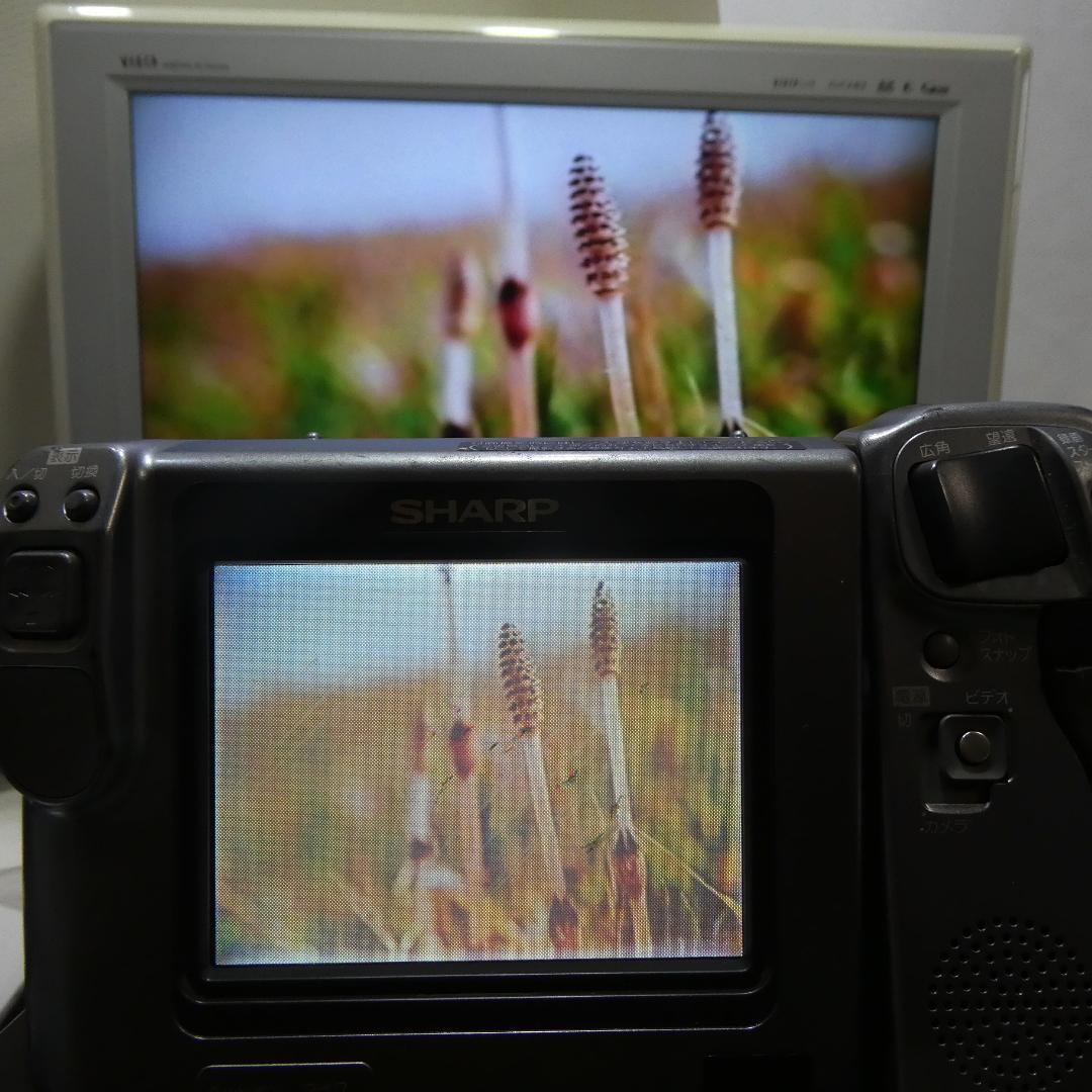 動動作良好 ビデオHi8 シャープ VL-HL55 8ミリビデオカメラDVD化に