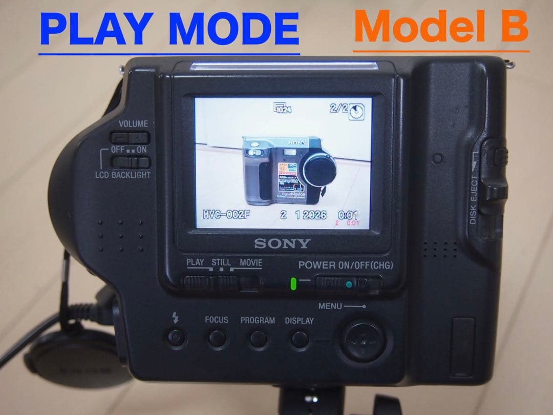 動作品 SONY Digital Mavica MVC-FD85 デジタルカメラ