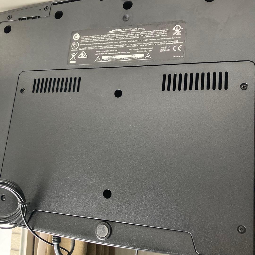 Bose Solo TV Sound System ブラック　2013年