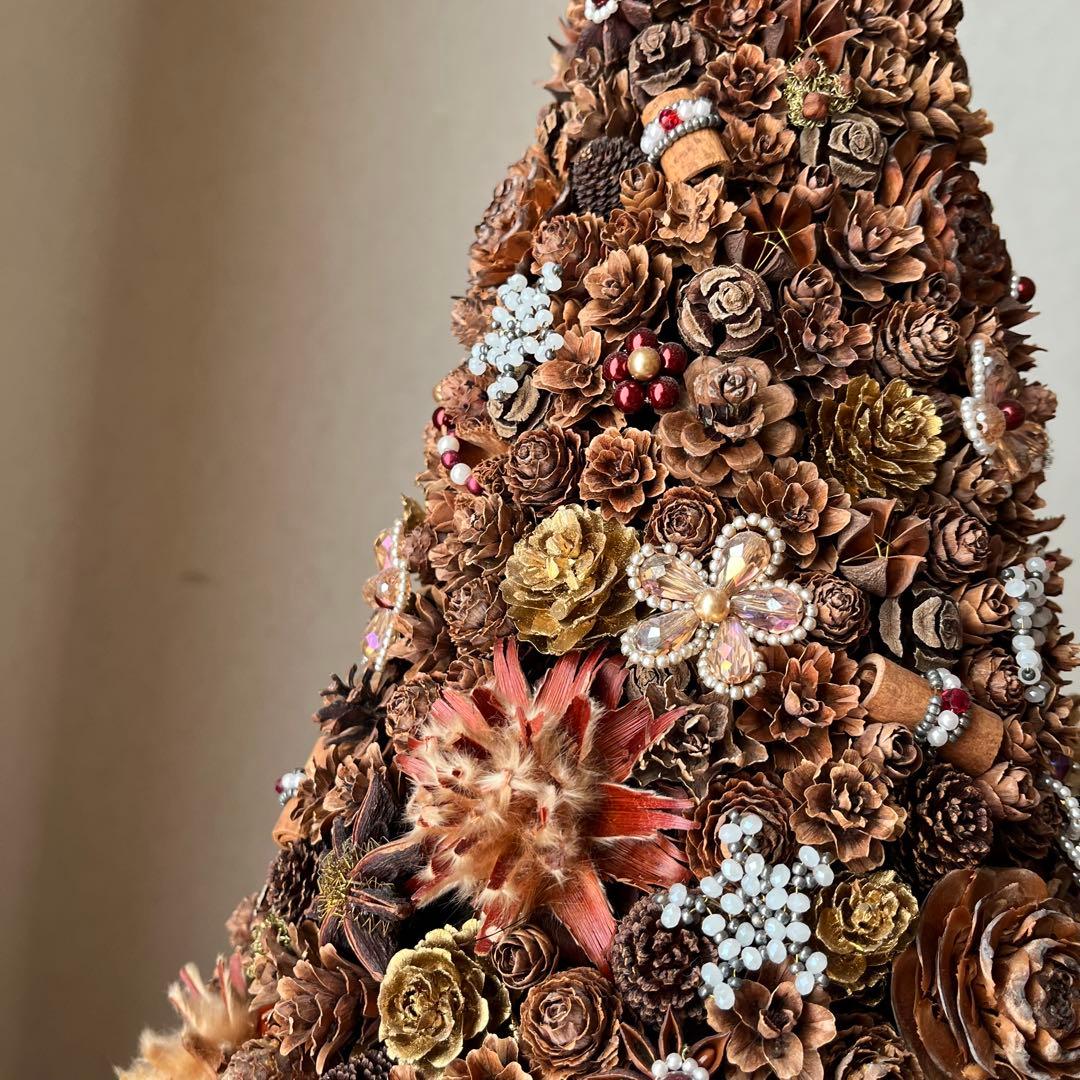 【ハンドメイド】木の実トピアリー　46センチ
