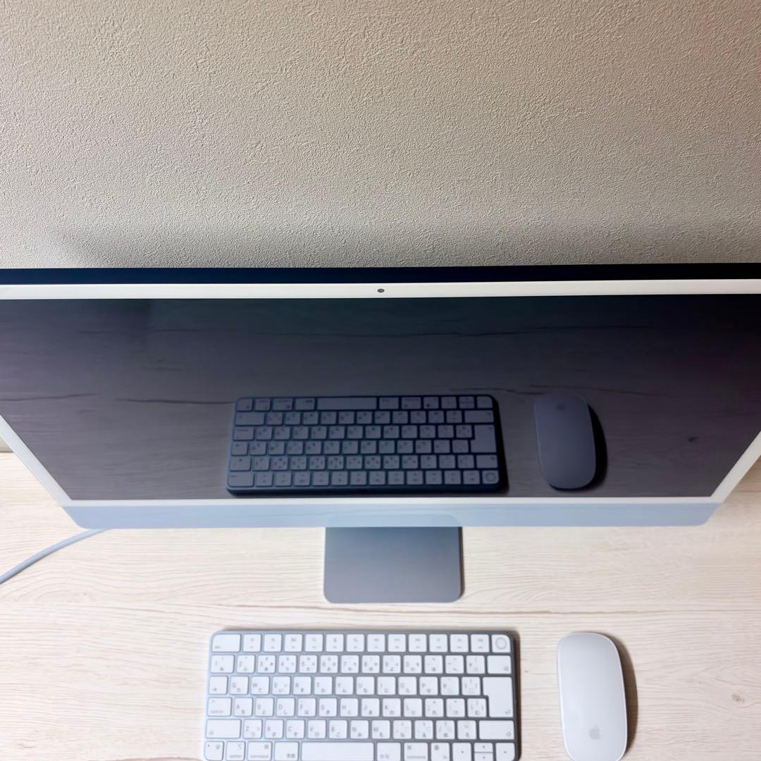 【美品】iMac (24 インチ, M1, 2021) / 8GB 256GB