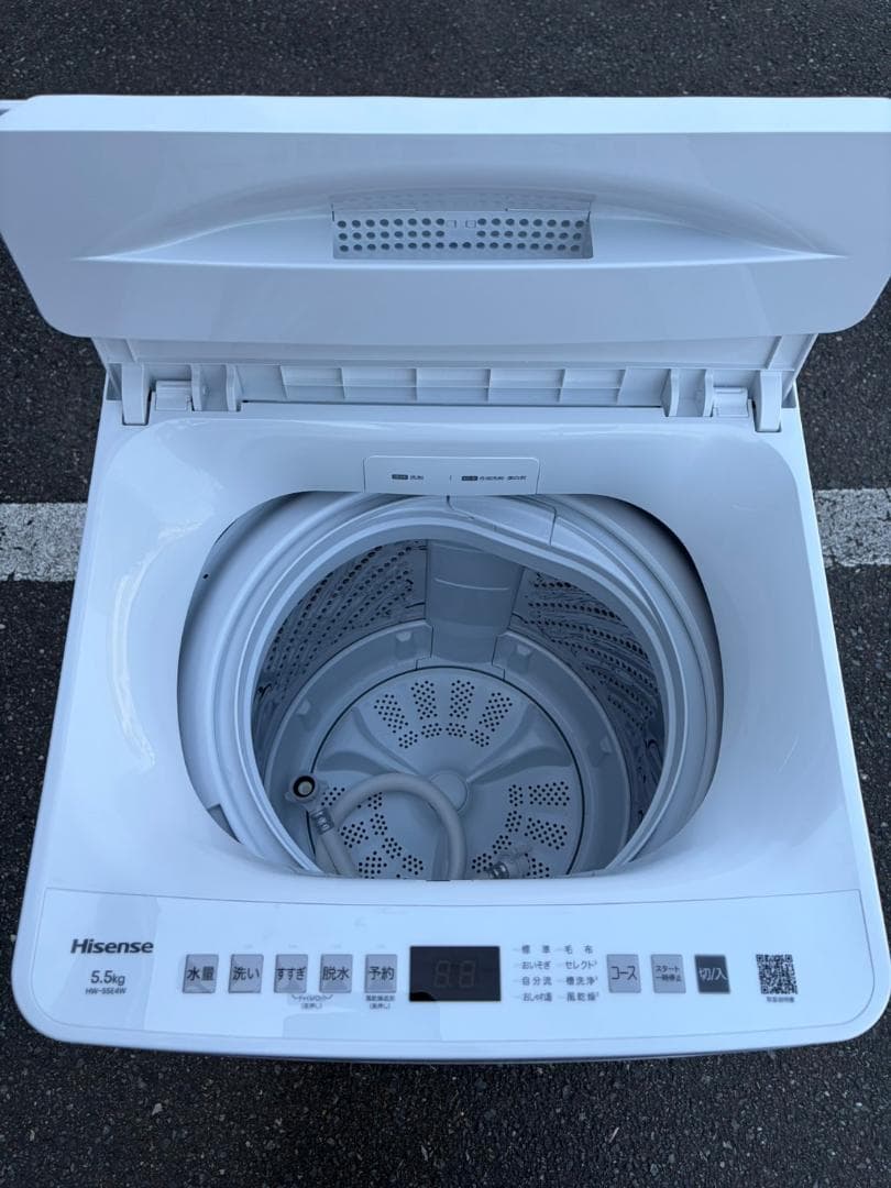 【福岡市限定】洗濯機 ハイセンス 2025年 5.5㎏【安心の3ヶ月保証】