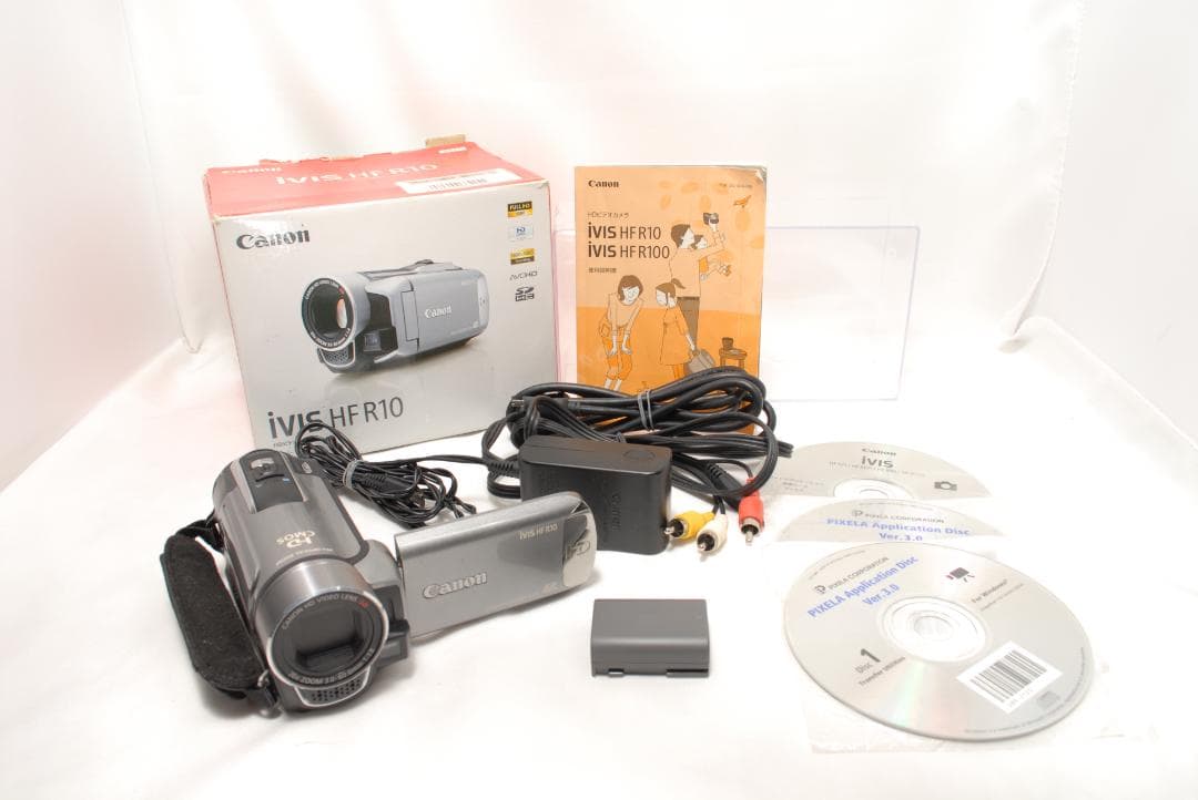 ☘️動作品☘️ Canon iVIS HF R10 8GB内蔵 光学20倍ズーム