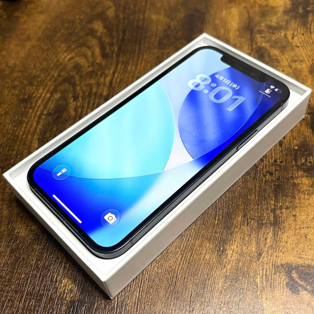 美品　iPhone12 64GB バッテリー良好 元箱付き SIMロック解除済み
