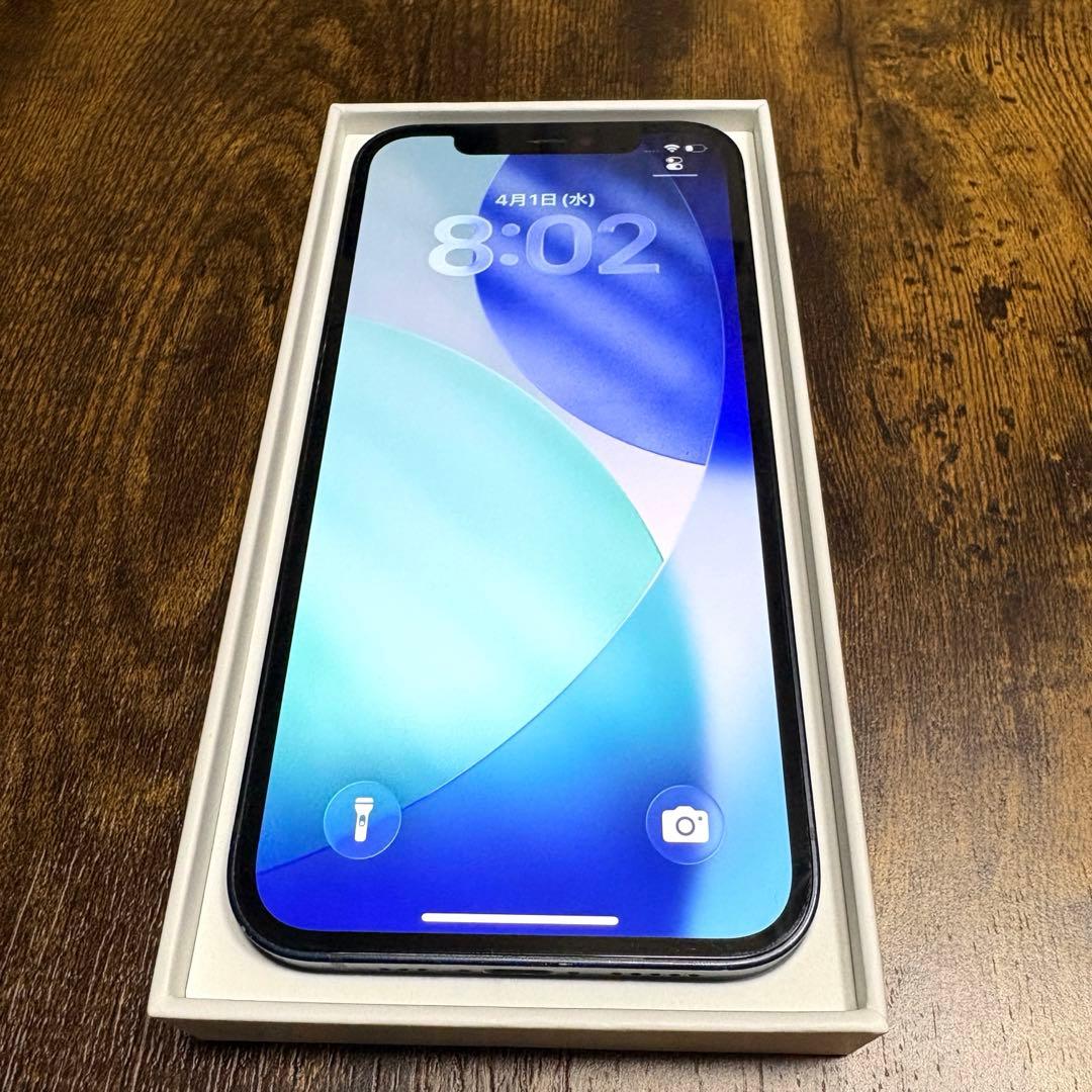 美品　iPhone12 64GB バッテリー良好 元箱付き SIMロック解除済み