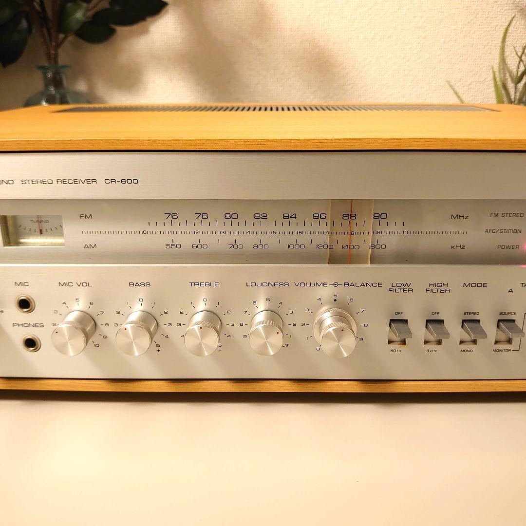 【美品・動作品】希少 YAMAHA CR-600 ステレオ レシーバー