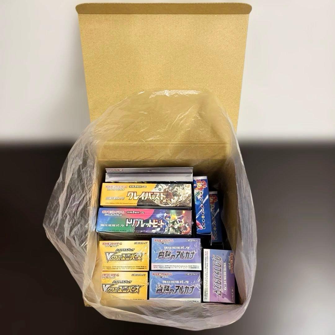 ポケモンカードゲームシュリンク付き未開封BOX×8品+スタートデッキ100×3品